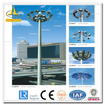 May Octagonal High Mast Flood Lighting Poles